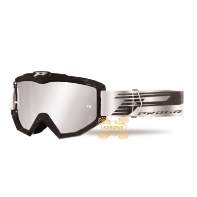 Очки PROGRIP PG3201 FL ATZAKI цвет черный, линза серебристая ANTI-SCRATCH, ANTI-FOG, ANTI-UV PG3201/18BK PZ3201NEFL