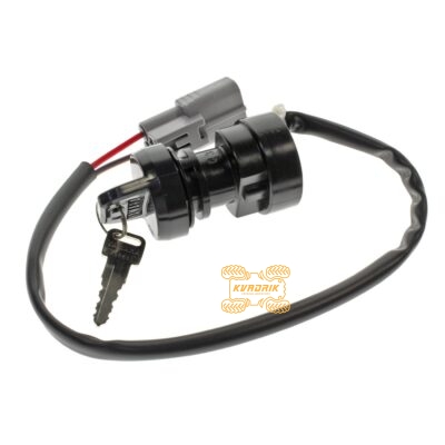 Оригинальный замок зажигания в сборе для квадроцикла Yamaha Grizzly 700 (07-08) 3B4-82510-00-00, 3B4-82510-10-00
