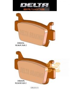 Передні гальмівні колодки для квадроциклів Honda Rincon 680 - DELTA DB2015