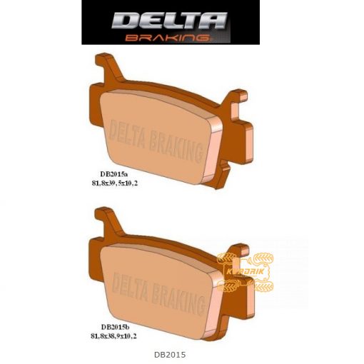 Передні гальмівні колодки для квадроциклів Honda Rincon 680 - DELTA DB2015