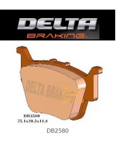 Задні гальмівні колодки для квадроциклів HONDA 420/450/650/680 - DELTA DB2580