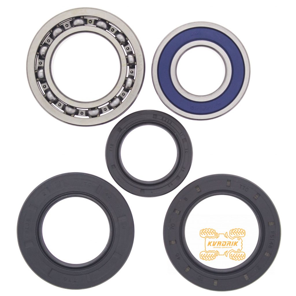 Підшипники задньої осі для квадроциклів Yamaha YFM400 Kodiak 4WD 1993-1999 93306-00805-00, 93306-00809-00, 93306-20531-00, 93106-42037-00, 93101-35097-00 AllBalls 25-1015