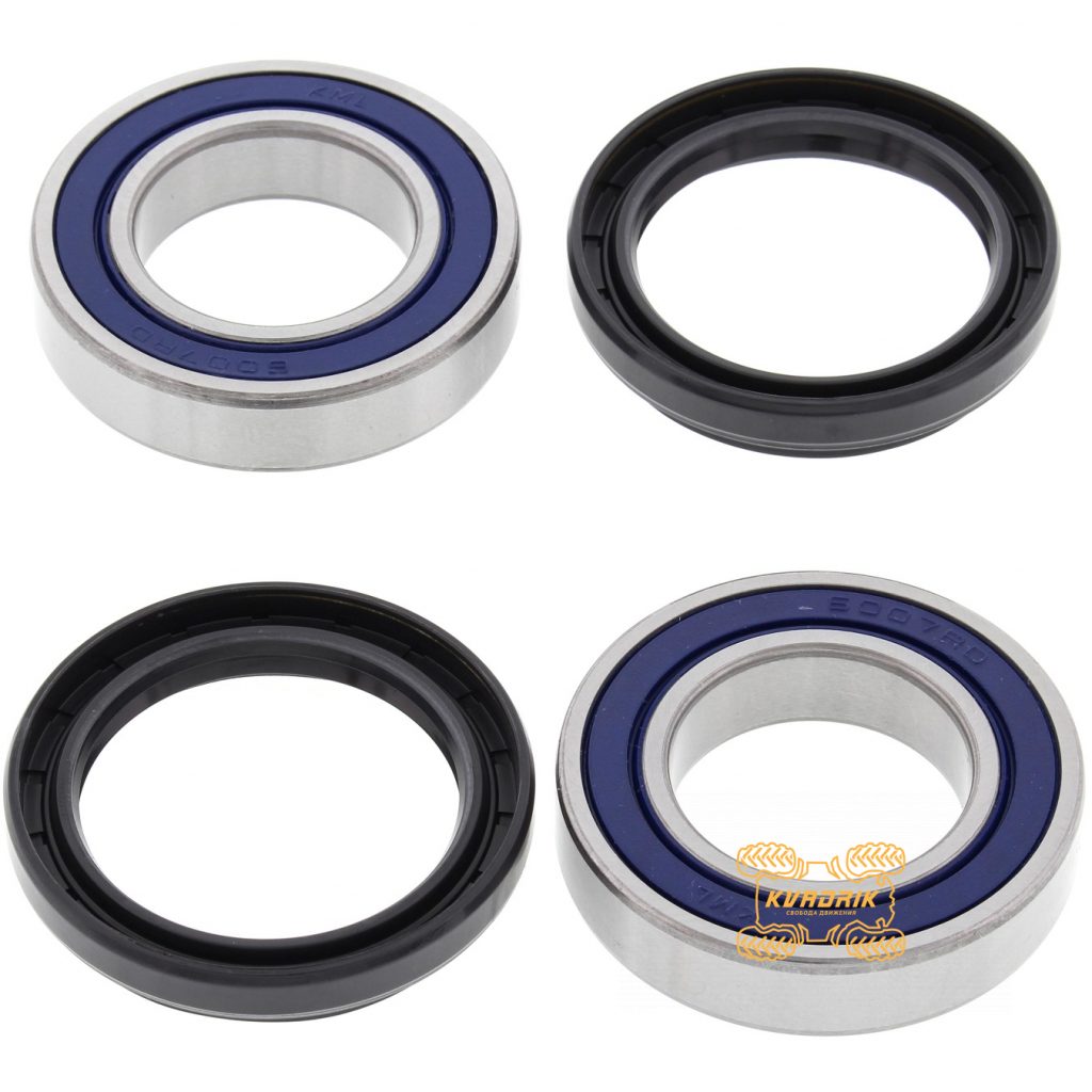 Підшипники задньої осі для квадроциклів Yamaha YFM125/250/350 Raptor 93306-00710-00, 93106-46001-00 AllBalls 25-1508