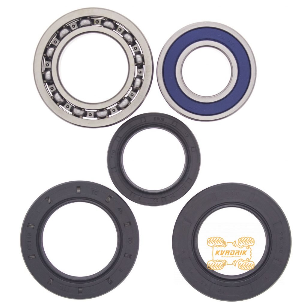 Підшипники задньої осі для квадроциклів Yamaha YFM35FX Wolverine 1995-1999 93306-00805-00, 93306-00809-00, 93306-20531-00, 93106-42037-00, 93102-38383-00 AllBalls 25-1017