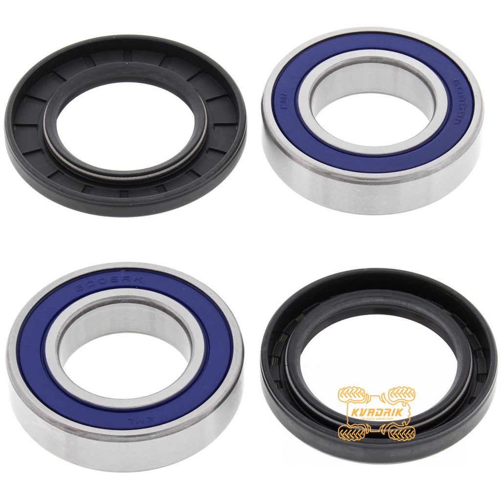 Підшипники задньої осі для квадроциклів Yamaha YFM50/80 Raptor, YFM80 Grizzly 93306-00612-00, 93306-00613-00, 93102-38383-00 AllBalls 25-1109