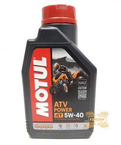 Синтетическое моторное масло для квадроциклов и багги MOTUL ATV POWER 4T 5W40 1л