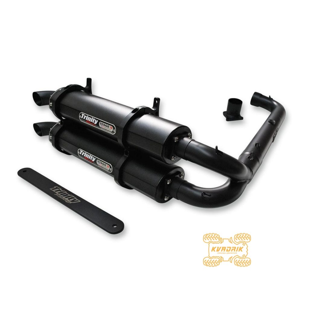 Комплектний вихлоп (два глушника) для баггі Polaris RZR XP Turbo 1000 (16-19)  1262655, 1263081, 1262621   Trinity 18300444