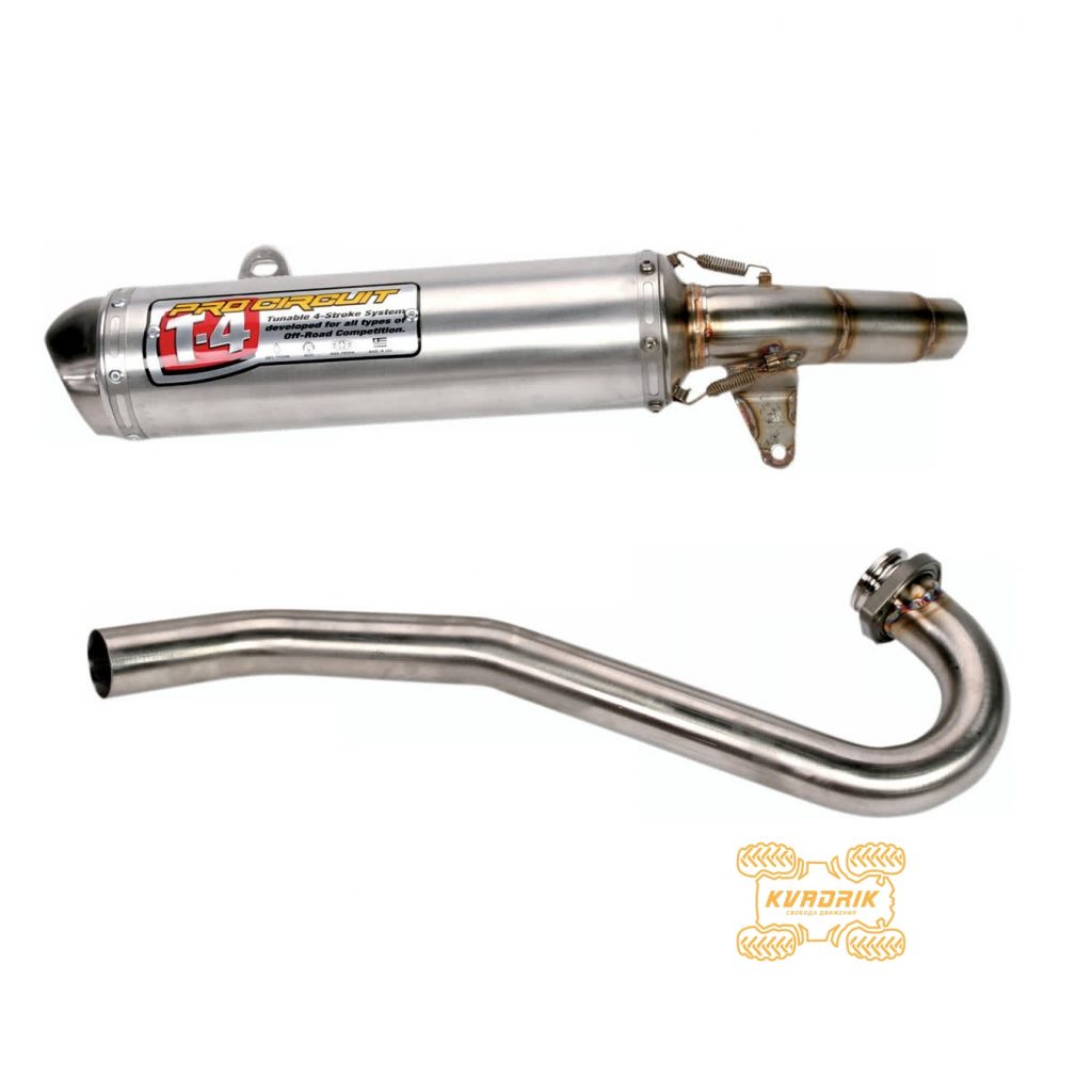 Комплектний вихлоп T-4 для квадроциклів Honda TRX 450 R Sportrax (04-05)   18300-HP1-000, 18320-HP1-000    Pro Circuit  18300065