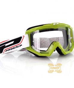 Окуляри PROGRIP PG3201 ATZAKI колір салатовий, лінза прозора ANTI-SCRATCH, ANTI-UV  PG3201/14GR  PZ3201VE