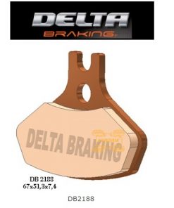 Гальмівні передні колодки для квадроциклів Can Am DS 450 (08-14) 705600402 DELTA DB2188