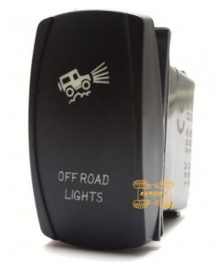 Переключатель X-ATV "Off Road Lights" для фар под врезку в панель приборов UTV или внедорожников SW006