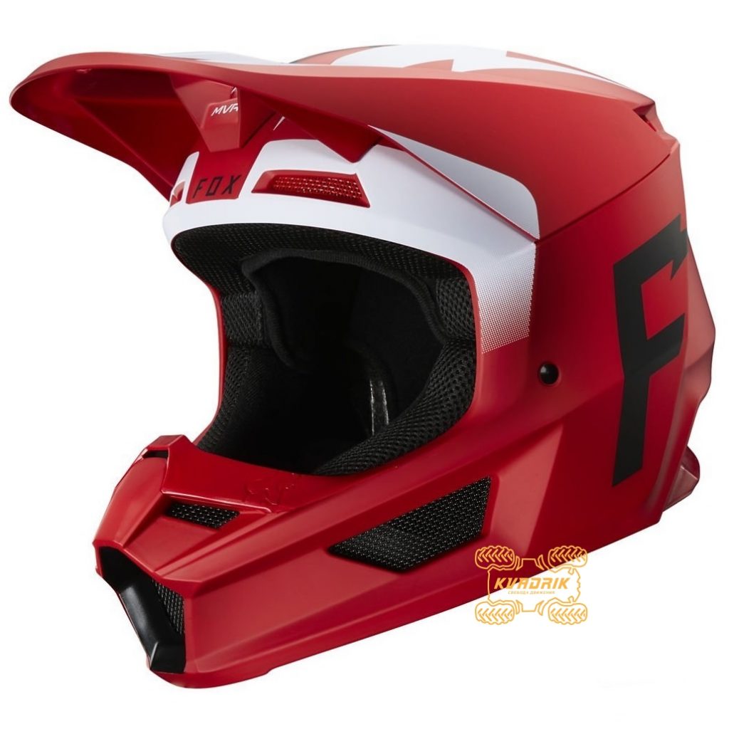 Шлем FOX V1 WERD HELMET [Flame Red]