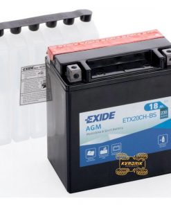 Аккумулятор EXIDE ETX20CH-BS 12V 18AH для квадроцикла Suzuki KingQuad 700 750 150X90X160