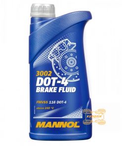 Тормозная жидкость MANNOL Brake Fluid DOT-4 1л MN3002-1