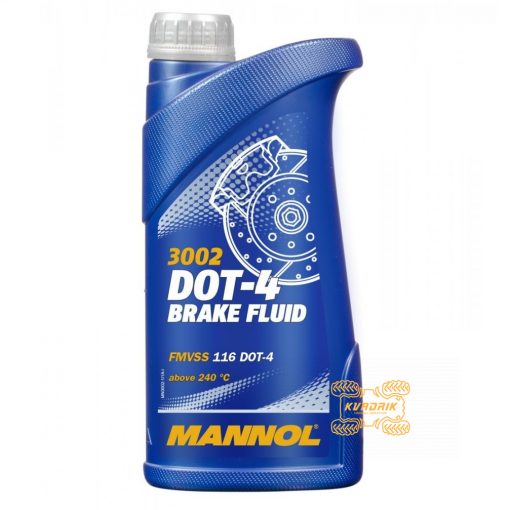 Тормозная жидкость MANNOL Brake Fluid DOT-4 1л MN3002-1