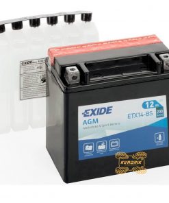 Аккумулятор EXIDE ETX14-BS 12V 12AH (Левый +)