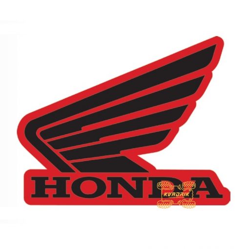 Наклейка на левое крыло для квадроцикла Honda длина 11см 700.0020