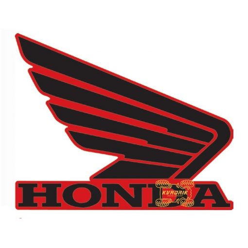Наклейка на правое крыло для квадроцикла Honda длина 11см 700.0030