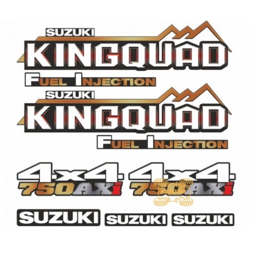 Комплект наклеек X-ATV для квадроцикла Suzuki KingQuad 750 STI-SUZ-750-298