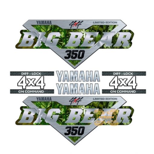 Комплект наклеек X-ATV для квадроцикла Yamaha Big bear 350 STI-YAM-350-312