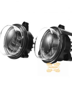 Комплект передних светодиодных фар ближнего света (с ангельскими глазками) X-ATV для квадроциклов Can-Am Outlander G2 (2012+) HL049, (710006177, 710002191)