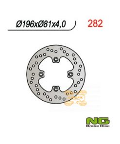 Гальмівний диск задній для квадроциклів Can-Am (Bombardier) DS 650 (2000-2005), DS 650 BAJA (2001-2006) 705500059 NG Brakes NG282