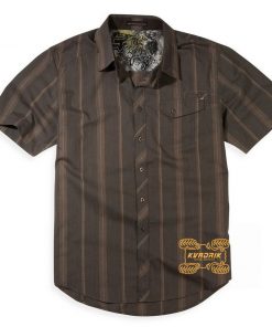 Сорочка FOX Monument Woven [Dark Brown], XL   44079-229-006