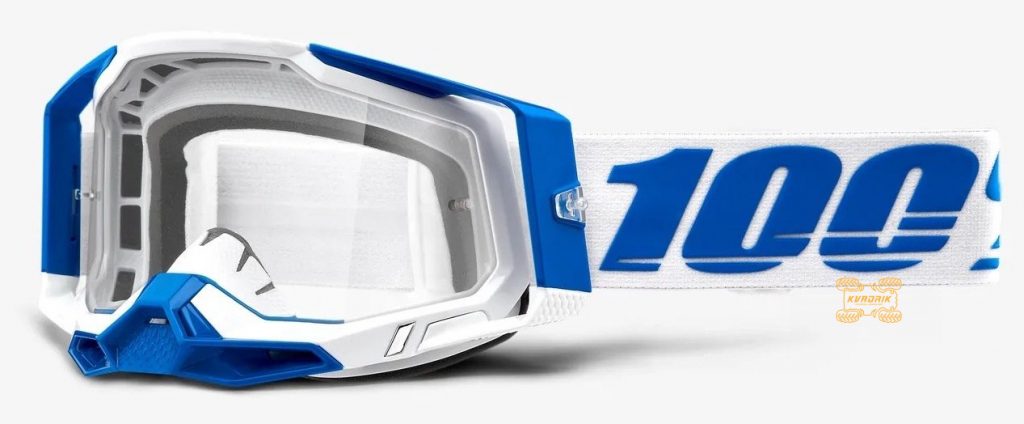 Мото окуляри 100% RACECRAFT 2 Goggle Isola - Clear Lens, Clear Lens   50121-101-09