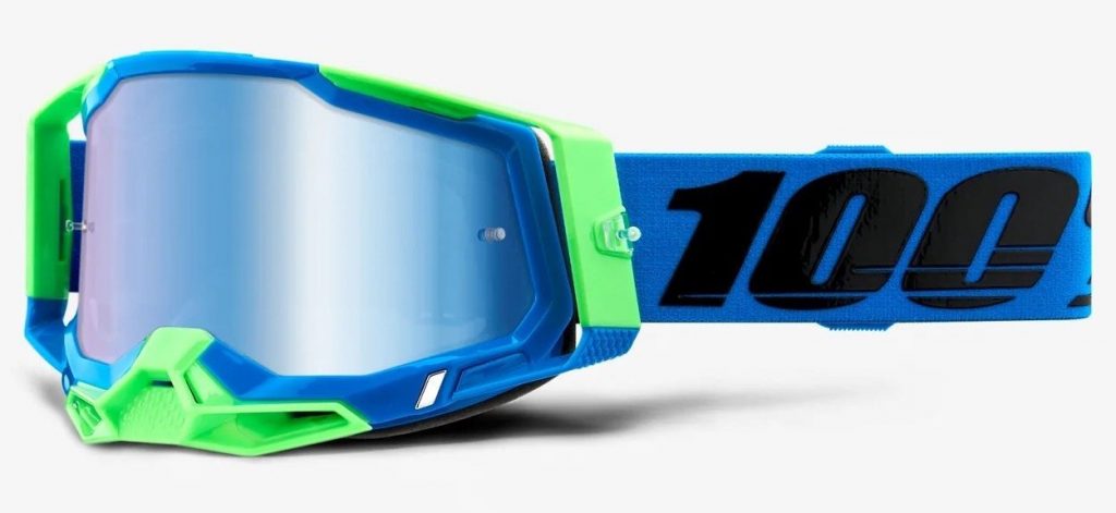 Мото окуляри  100% RACECRAFT 2 Goggle Fremont - Mirror Blue Lens, Mirror Lens    50121-250-12