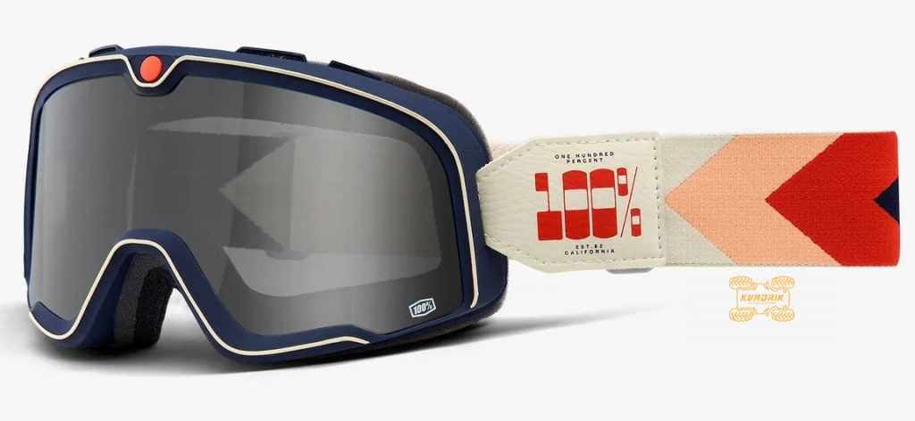 Мото окуляри 100% BARSTOW Goggle Teluride - Smoke Lens, Colored Lens   50002-102-04