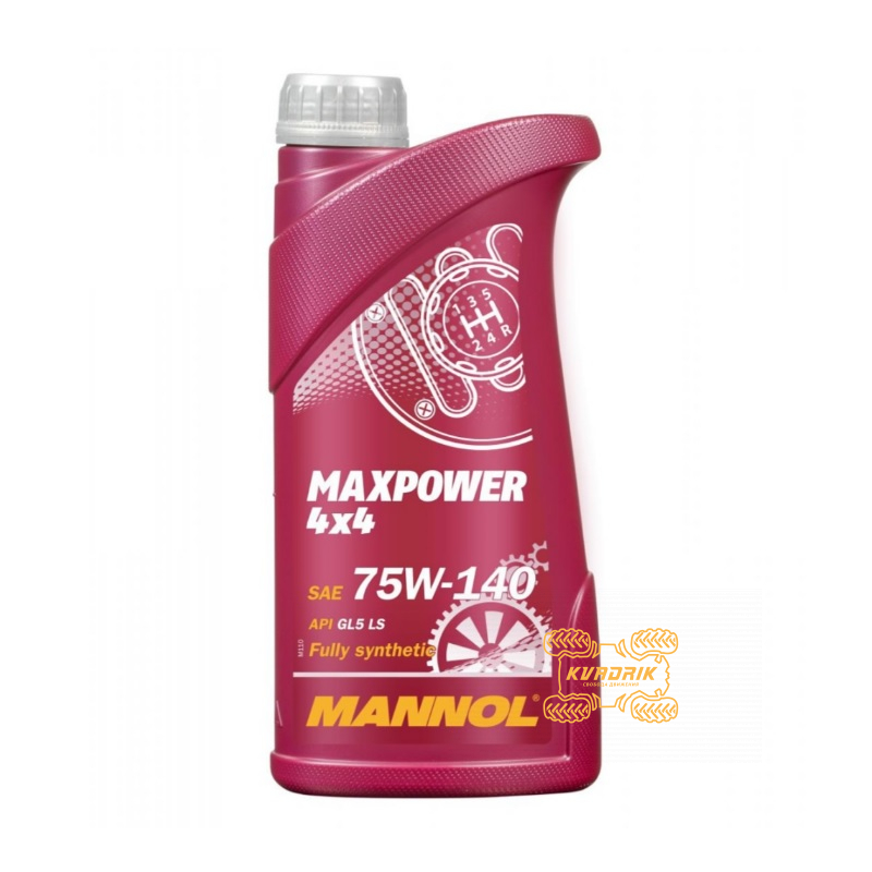 Трансмісійне масло Mannol Maxpower 4X4 75W140 API GL5 1L MN8102-1