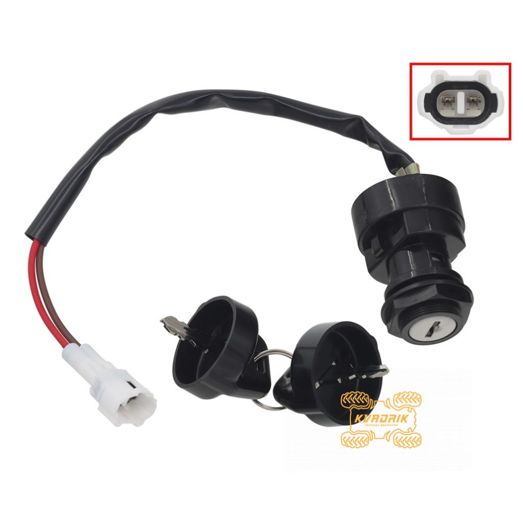 Замок запалювання в зборі Yamaha RAPTOR 700 660 350 250, GRIZZLY 350 125, WARRIOR 350, WOLVERINE 350 5LP-82510-01-00, 5LP-82510-00-00 Bronco AT-01532