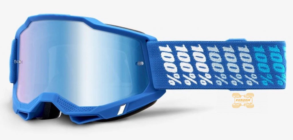 Мото окуляри 100% ACCURI 2 Goggle Yarger - Mirror Blue Lens, Mirror Lens   50221-250-01