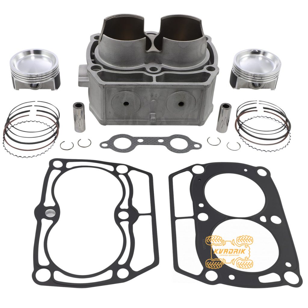 Комплектний циліндр для POLARIS Ranger 800 (11-14), Ranger 800 6x6 (11-16), Sportsman 800 (11-14), Sportsman Forest 800 (12-14), Sportsman Forest 800 6x6 (12-15) BIG BORE 82ММ (+2ММ) 2204393, 2202917 CYLINDER WORKS 61002-K02