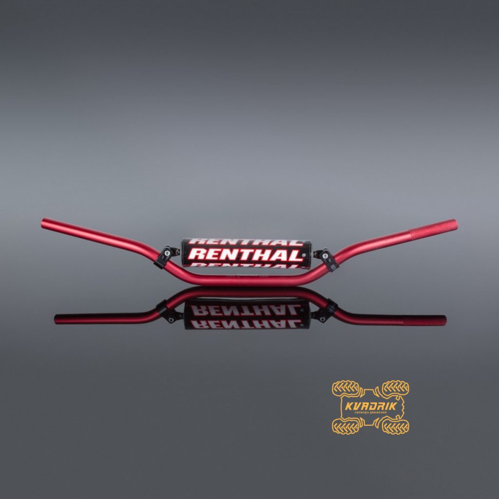 Руль для квадроциклів (22MM) MX HANDLEBAR RED ENDURO PADDED колір червоний RENTHAL  693-01-RD-01-185