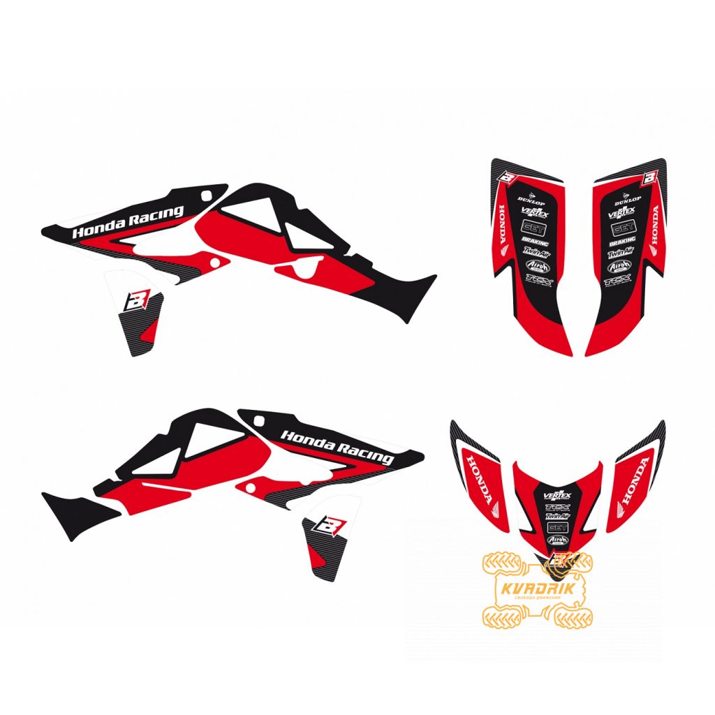 Комплект наклейок Dream 2 для квадроциклів HONDA TRX 450R (04-15) Blackbird E2Q06A
