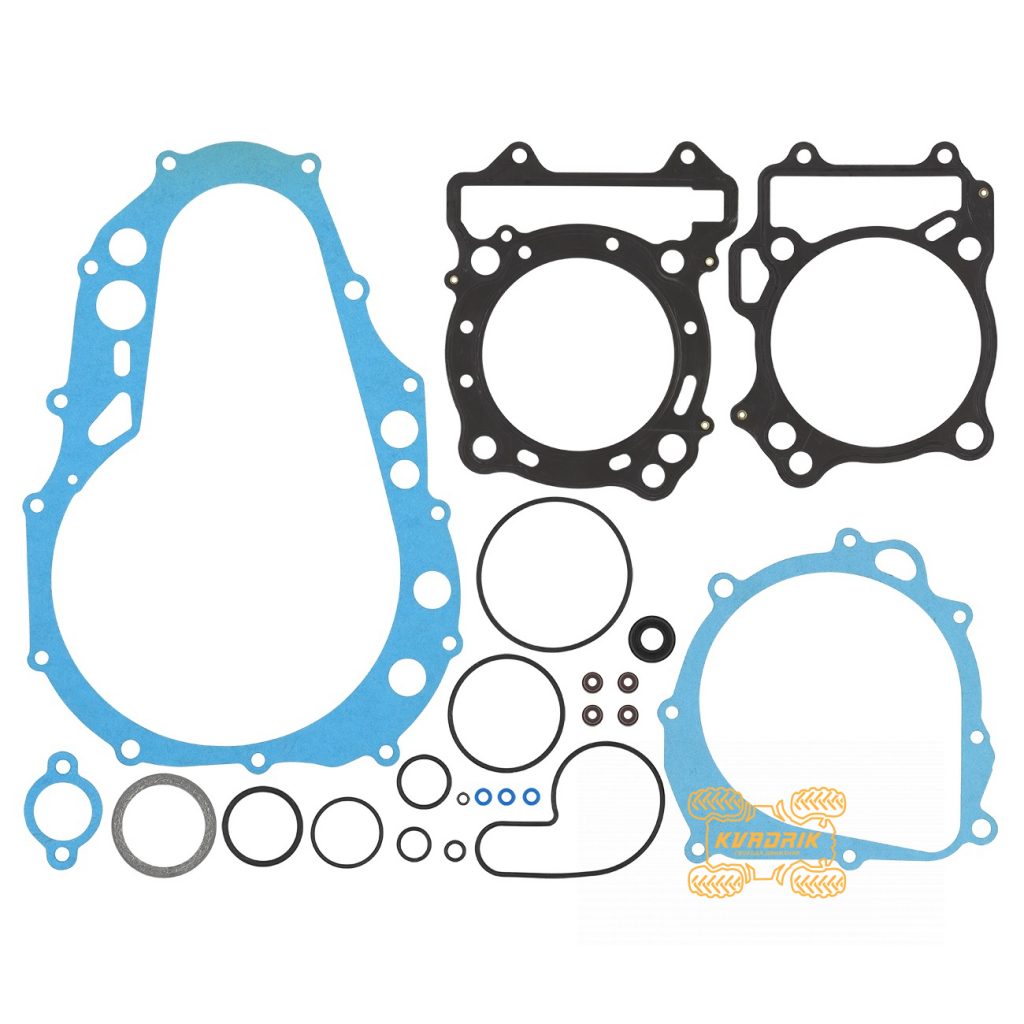Комплект прокладок двигуна для Suzuki LTZ 400 (03-08), Kawasaki KFX 400 (03-06), Arctic Cat 400 (04-08) 09289-05011, 11482-07G00, 11483-07G00, 11241-29F11, 11141-29F01, 11173-29F00, 11061-S070, 11004-S006, 11061-S069, 11061-S072, 3446-357, 3409-023, 3402-845, 3402-841, 3402-843 NAMURA NA-30002F