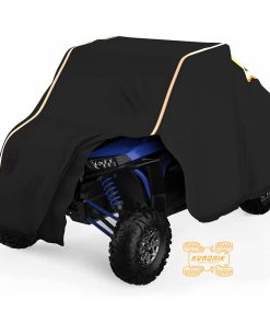 Водонепроникний чохол для двомісних баггі Polaris RZR, Can Am Maverick, CFMoto ZForce та інші, колір чорний (310x180x175см) X-ATV POK-C004