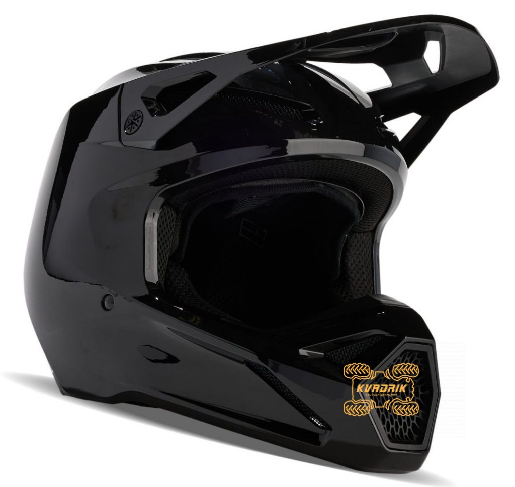 Шолом FOX V1 SOLID HELMET [Black], XXL  31369-001-2X