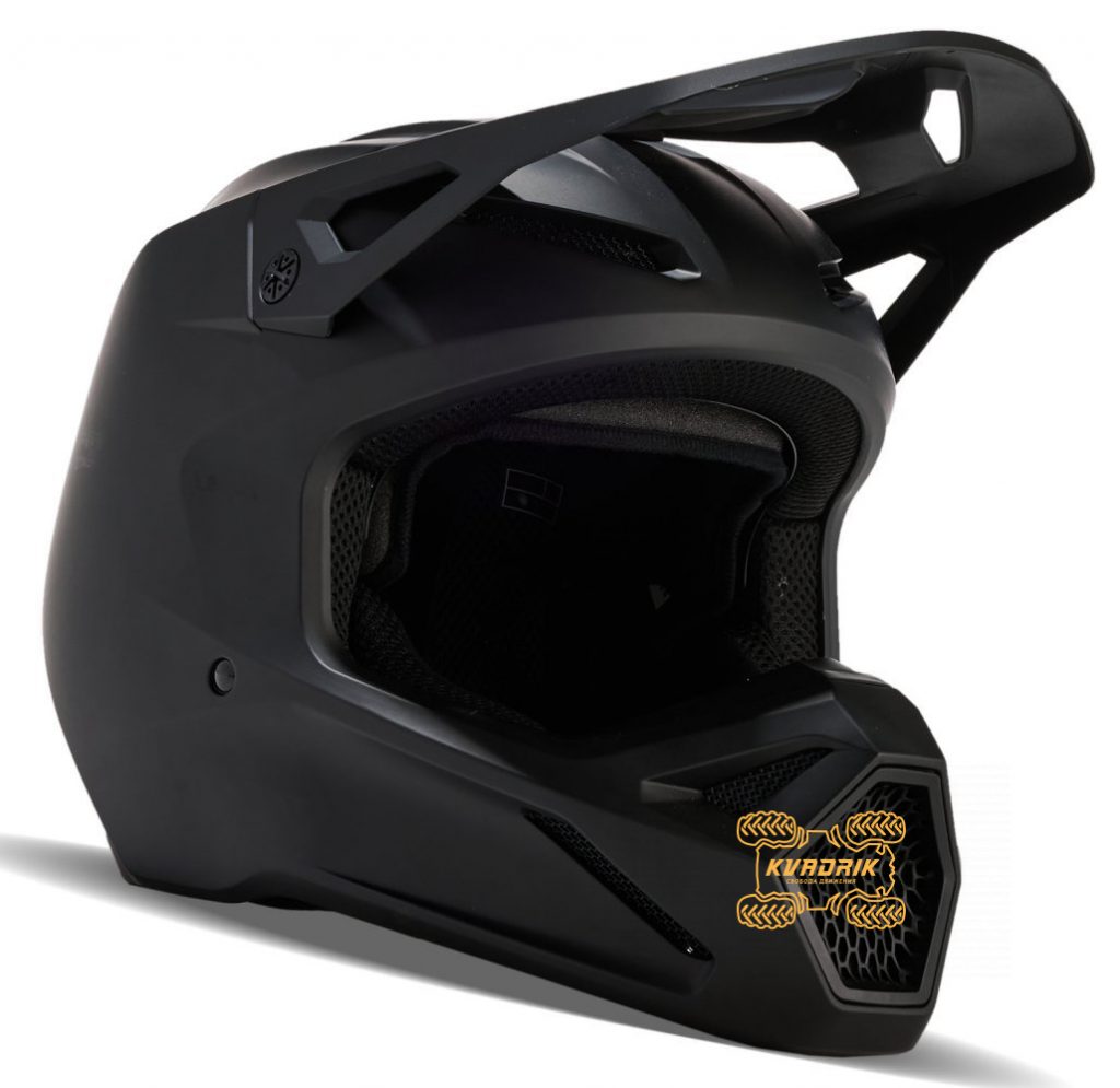 Шолом FOX V1 SOLID HELMET [Matte Black], XXL  31369-255-2X
