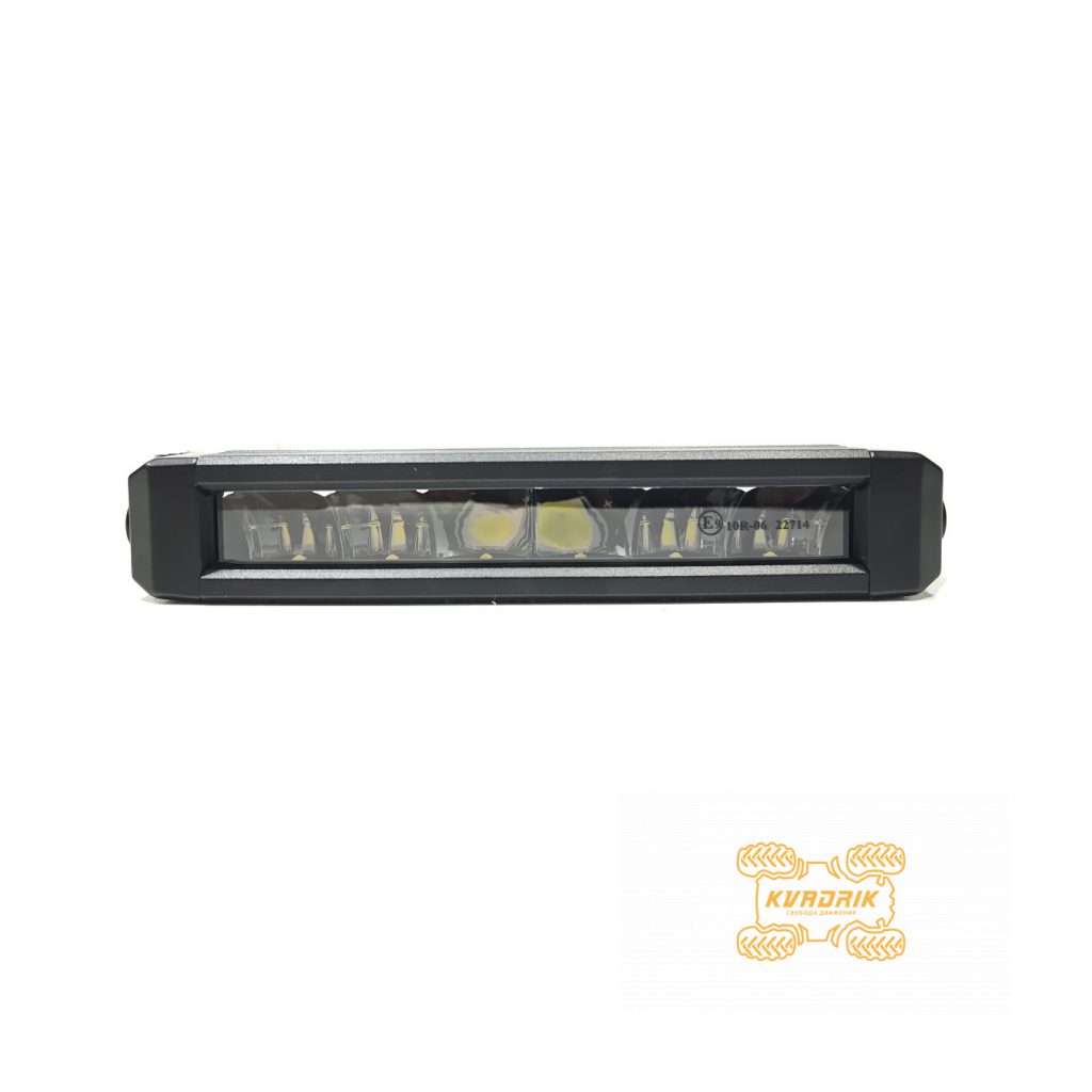 Світлодіодна LED балка Aurora 30W 24см дальнє світло + RGB підсвітка  ALO-S6D1-6-R5Q