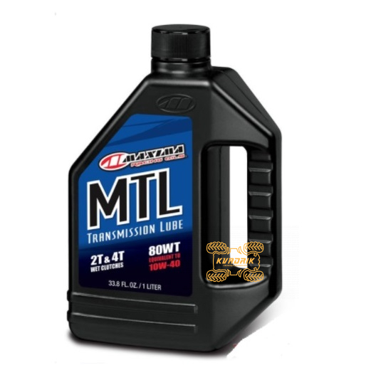 Масло трансмісійне Maxima MTL Racing Fluid 1л в коробки передач Polaris (замість 2878068 ), Yamaha YXZ та задні редуктори з "мокрими гальмами" Kawasaki, Suzuki 41901