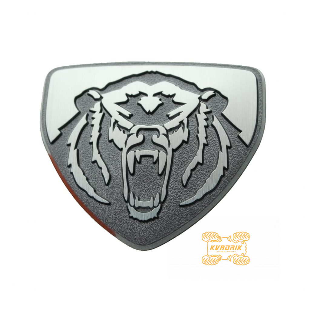 Оригінальна передня емблема для квадроциклів Yamaha Grizzly (2007-2015), Big Bear (2007-2012) 3B4-26232-01-00, 3B4-26232-00-00