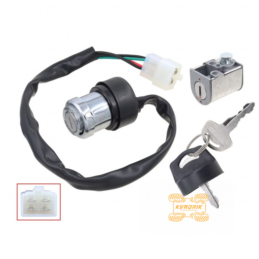 Замок запалювання з блокуванням керма CFMoto CForce 500/600 9010-010000 BRONCO AC-01136