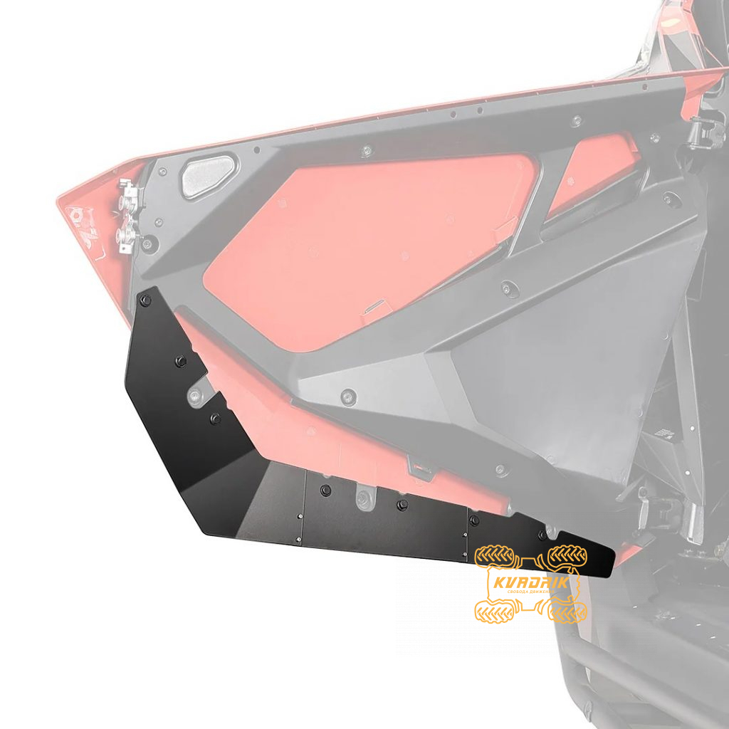 Нижні вставки передніх дверей для Polaris PRO / Turbo  B0102-02901BK