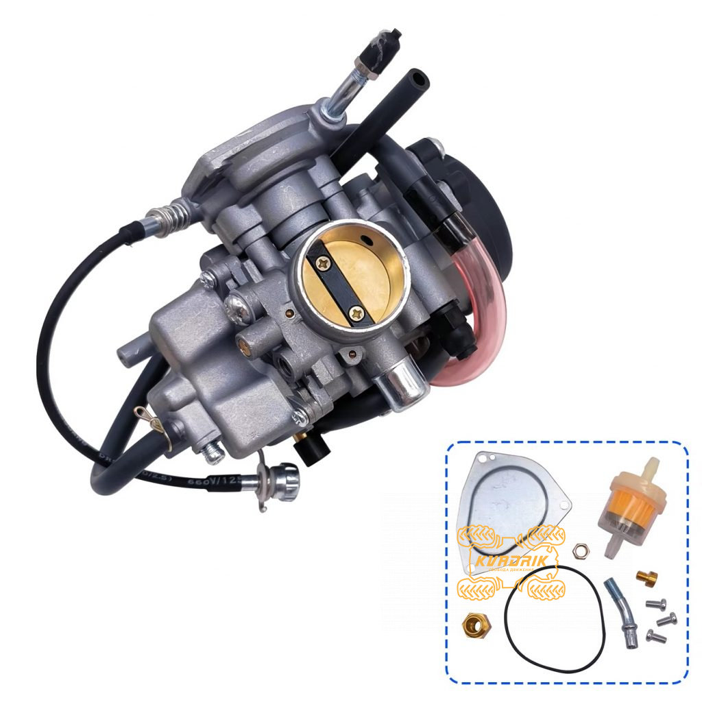 Карбюратор (PD33J-A) для Hisun FORGE 500  P004000161000000