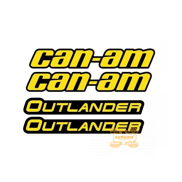 Комплект наклейок на розширювачі арок Can-Am Outlander 704907484 X-ATV STI-CAN-OUT-327-1