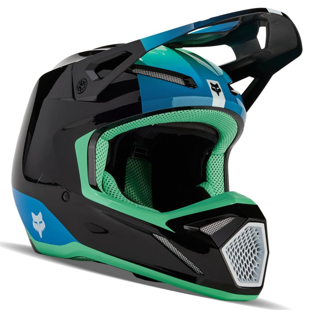 Шолом FOX YTH V1 HELMET - BALLAST [Black], YM