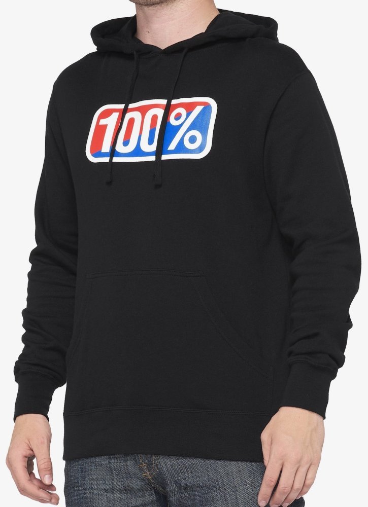 Толстовка 100% CLASSIC Hoodie [Black], L  20029-00032