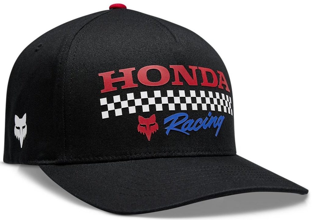 Кепка FOX HONDA FlexFit® Hat [Black], S/M